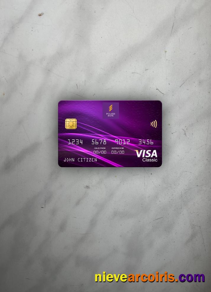 Nigeria Polaris Bank visa classic card photolook